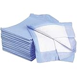 Pastell Absorbent Disposable Underpads, Chux, Blue