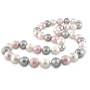 9-10mm Cultured Freshwater Multi-Color Pearl Strand Necklace w/ Silver, 18"