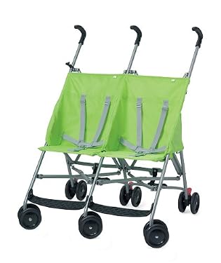 Mothercare Twin M-bu Double Stroller - Lime