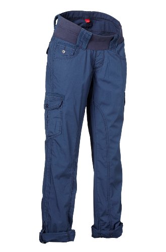 ESPRIT Maternity Damen Umstandsmode Hose, C8C104, Gr. 36 (36/REG), Blau (402 Dark Navy) Preisvergleich