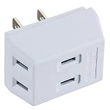 オーム電機 OHM 3口トリプルタップ白 HS-TM3SA1