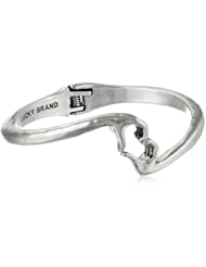 Lucky Brand "Sp14 Project X Love" Heart Hands Hinge Cuff Bracelet, 4.4"