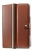 DMS Deluxe Leather Flip Book Jacket/Folio for Apple iPad 3G tablet/Wifi model 16GB, 32GB, 64GB (Brown)