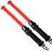 Veewon 2pcs Traffic Safety Light Baton Warning LED Light Road Safety Outdoor Control Baton