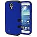 Galaxy S4 Case, MagicMobile Hybrid Impact Shockproof Cover Hard Armor Shell and Soft Silicone Skin Layer [ Dark Blue - Black ] with Screen Protector and Stylus