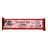 Oskri Organics Coconut Bar, Cherry, 1.9-Ounce Bars (Pack of 18)