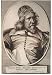 2.75 inch x 2 inch (7.5 x 5cm) Acrylic Fridge Magnet Wenceslaus Hollar - Inigo Jones (State 1)