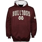 NCAA Mississippi State Bulldogs Maroon Automatic Hoody Sweatshirt