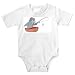 Onesie with boat, walrus, fisherman, fishing, pole
