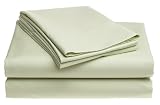 Royal Velvet Signature 350-Thread-Count California King Sheet Set, Lemongrass