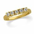 14K Yellow Gold Diamond Anniversary Band - 0.25 Ct.