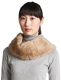 (カシュネ)cache nez ラビット付スヌード 02-02-09050 BE ベージュ F