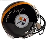 Ben Roethlisberger& Terry Bradshaw Roethlisberger Pittsburgh Steelers Autographed Bradshaw Authentic ProLine Riddell Full-Size Helmet