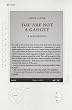 You Are Not A Gadget: A Manifesto