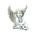Napco Sitting Angel Statue, 9-3/4-Inch Long