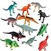 Multicolor Plastic Dinosaur Stampers - (24-Pack) 1.5