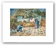 First Steps by Vincent van Gogh 14"x11" Art Print Poster