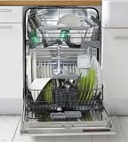 Hidden Control XXL Dishwasher With LED/LCD Display Premium Upper Rack Turbo Drying System Exclusive Lower Rack 9 Wash Programs 14 Place-Setting Capacity & In Stainless