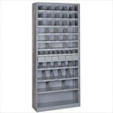 Sliding Shelf Shelving - 52 Opening Unit Color: Putty, Fifth Shelf Layout: Six Shelf Boxes