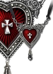 The Sacred Heart - Alchemy Gothic Pendant Necklace