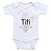 Cute One Piece Baby Clothes My Titi Loves Me Onesies for Babies (3mo-Short Sleeve, Light Pink Text)