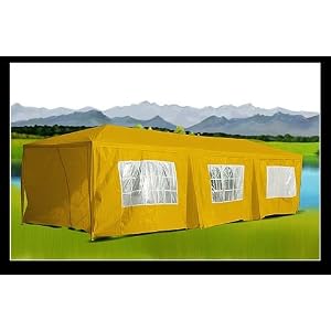 10 X 30 Yellow Party Tent Gazebo Canopy with Sidewalls by 