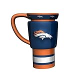 NFL Denver Broncos 16-Ounce Sculpted Travel Mug