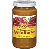 L & A Juice Apple Butter-Unsweetened, 16-Ounce (Pack of 6)