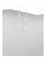 Infinity Earrings In 92.5 Sterling Silver