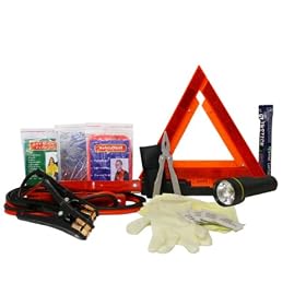 Deluxe Automotive 15-Piece Emergency Car Kit
