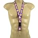 LOS ANGELES LAKERS OFFICIAL LOGO LANYARD KEYCHAIN
