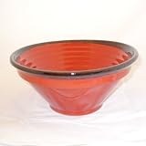 Red Terracotta Ribbed Bowl