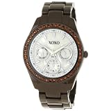 XOXO Womens XO5300A Rhinestone Accent Brown En