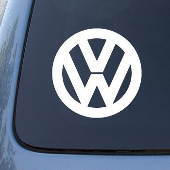VOLKSWAGEN VW – Vinyl Car Decal Sticker #1831 | Vinyl Color: White