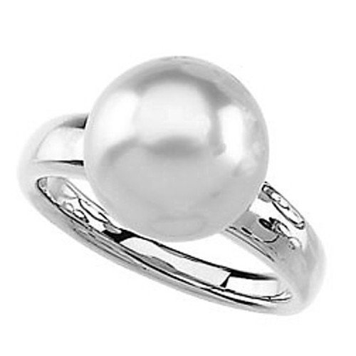 18K Palladium White Gold Paspaley South Sea Cultured 