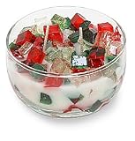 Health & Personal Care : Primal Elements - Two Wick Color Bowl Candle (Jingle Bells)
