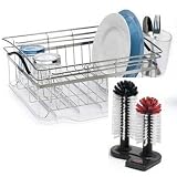Polder KTH-500 5-Piece Modular Dish Rack System, Stainless Steel