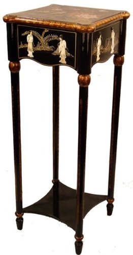 Elegant Oriental Furniture Square Plant Stand