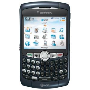BlackBerry 8320 Unlocked Phone with QWERTY Keyboard, Wifi, 2MP Camera and Stereo Bluetooth - US Warranty - Dark Blue 