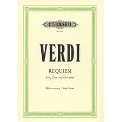 Missa da Requiem: f�r 4 Solostimmen, Chor und Orchester / Klavierauszug