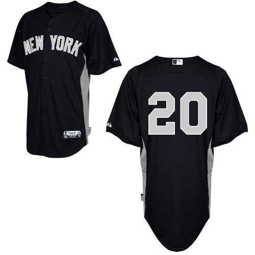 Jorge Posada New York Yankees Authentic Road Batting Practice Jersey by Majestic