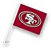 NFL San Francisco 49Ers Car Flag with Wall Brackett