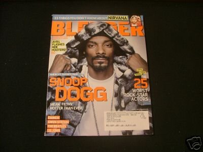 SNOOP DOGGIE DOGG---issue of Blender Magazine ---Jan/Feb 2005