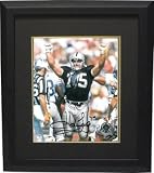 Howie Long Autographed/Hand Signed Oakland Raiders 8x10 Photo Custom Framed