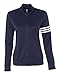 adidas Ladies' ClimaLite 3-Stripes French Terry Full-Zip Jacket, Navy/ White, 2X-Large