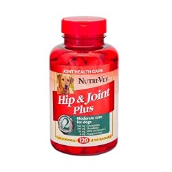 Nutri-Vet Hip & Joint PLUS Liver Flavor Chewable Tablets, 120 Count