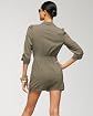 Kardashians by bebe Silky Shirt Romper Product Image