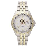 LogoArt Boston Bruins Men's All-Star Stainless Steel Watch