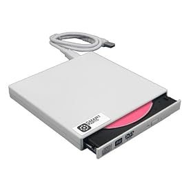 Smart Parts UK PORTABLE EXTERNAL CDROM CD-ROM CD DVD CD-RW DVD-RW DVD+RW DVD+-RW USB 2.0 DRIVE for LAPTOPS AND NETBOOKS, COMPATIBLE WITH ALL OPERATING SYSTEMS, WORKS WITH Samsung Samsung N110 Samsung N120 Samsung NC10 Samsung NC20 AND OTHER LAPTOPS AND NETBOOKS