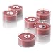Apple Cinnamon Scented Clear Cup Tealights Set of 25